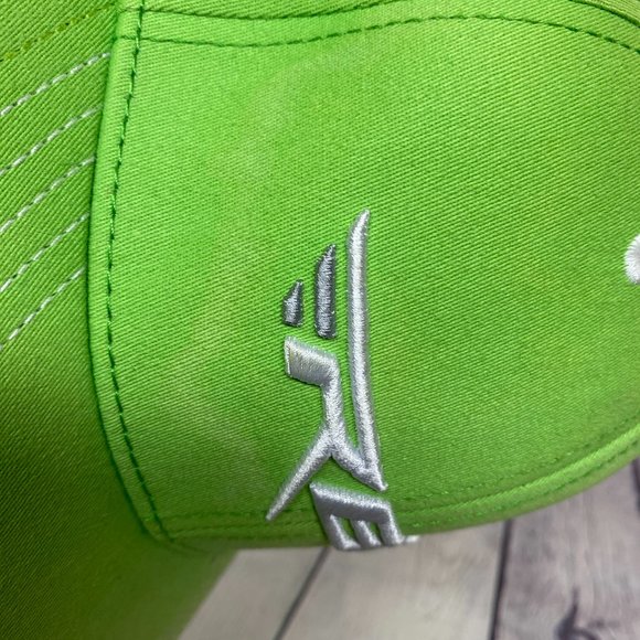 TAYLORMADE RBZ Golf Hat Cap Stretch Fit Men Size L/XL Green - DISCOLORATION LOOK - Picture 13 of 15